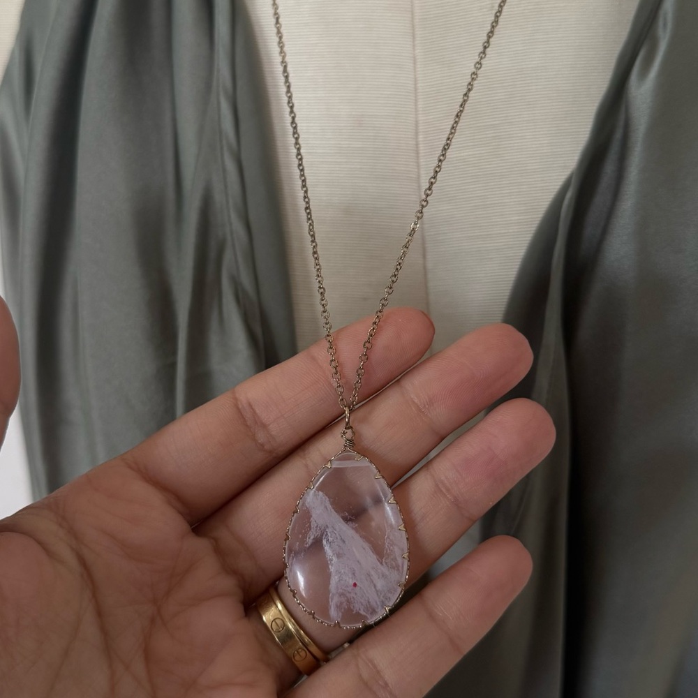 long layered necklace